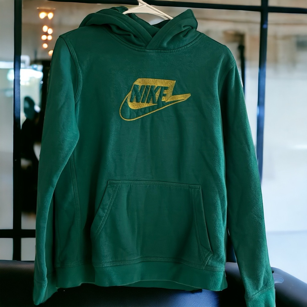 Green youth XL Nike Hoodie